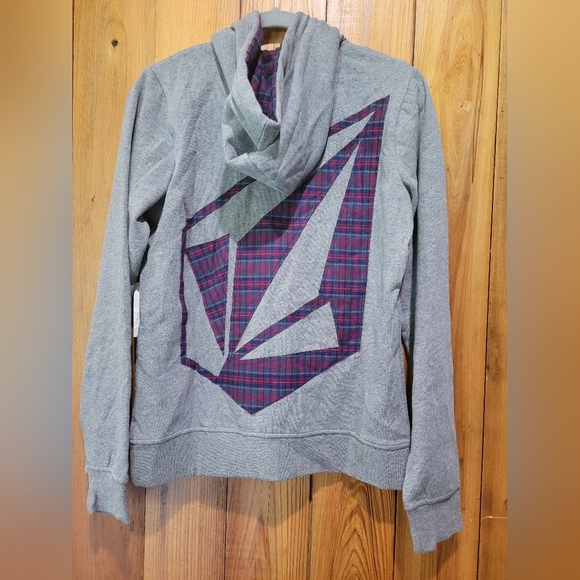 Volcom Gray Utility Jacket with Hood - Picture 3 of 13